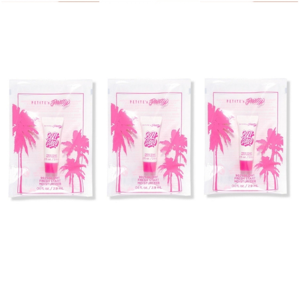 NEW 3× Petite 'n Pretty 9021-GLOW! Fresh Start Moisturizer Mini